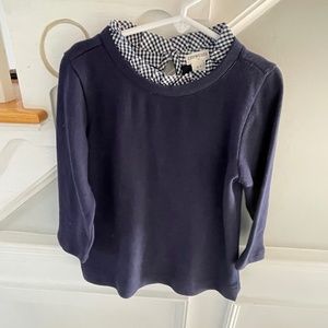 Crew cuts girls collared sweater